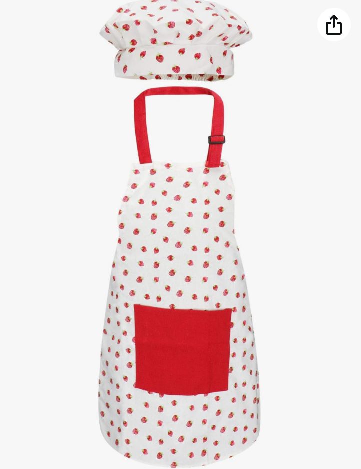 House Kids Apron and Chef Hat Set