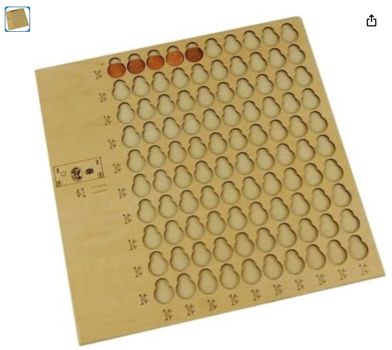 Montessori Dollar Board
