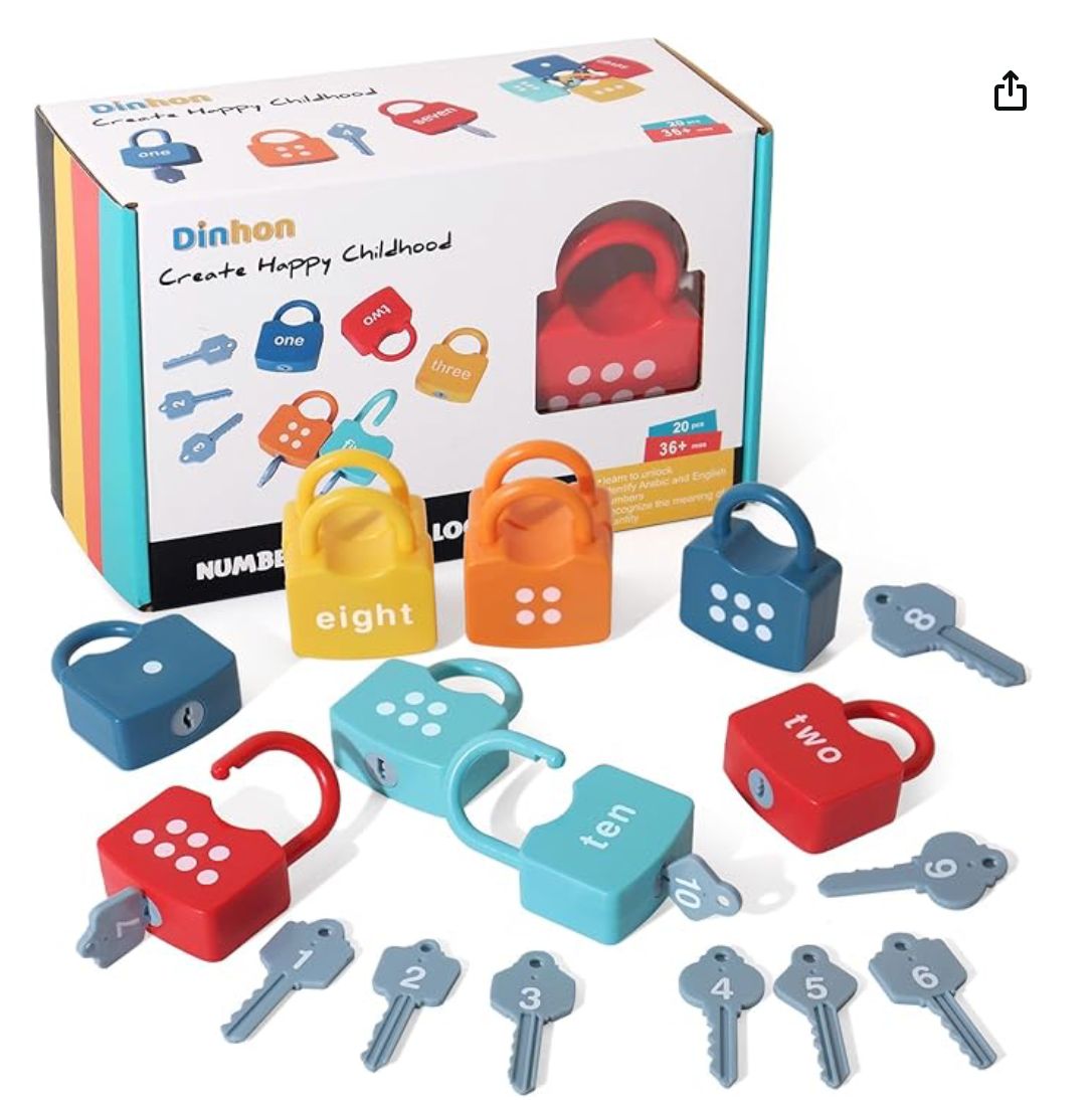 Kids Learning Locks with Keys