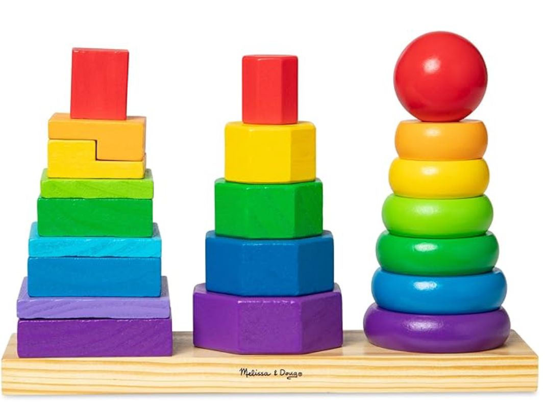 Melissa &amp; Doug Geometric Stacker