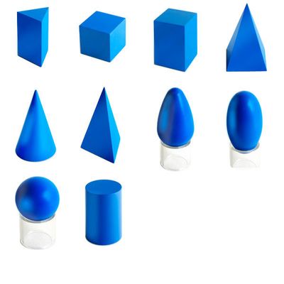 Geometric Solids with Stand, Bases &amp; Box
