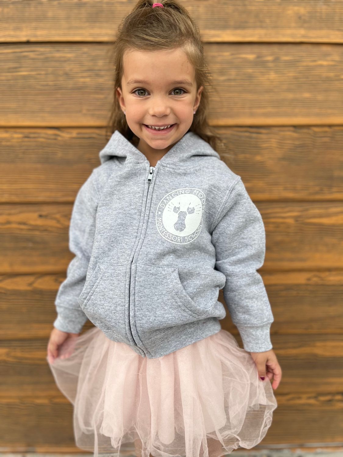 Toddler Grey Zip Up