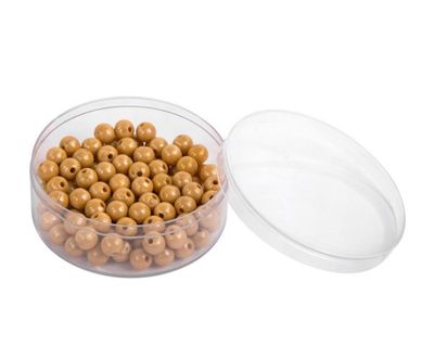 100 Golden Bead Units (Pearl Color)