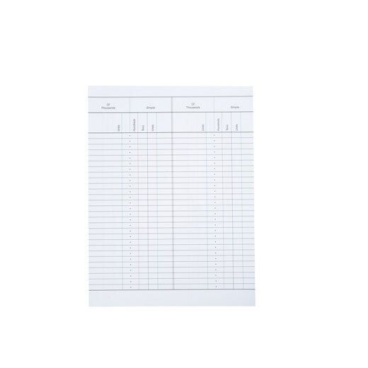 Paper for Small Bead Frame (50 Sheets)