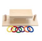 Slide small wooden ring
