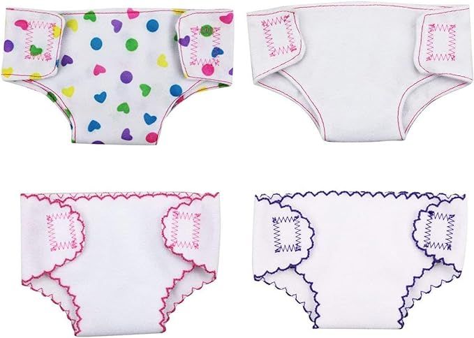 Doll Diapers &amp; Underwear Set