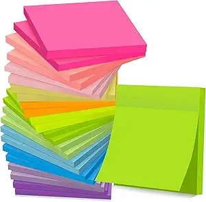 Sticky Notes - Bright Self-Stick Notebook