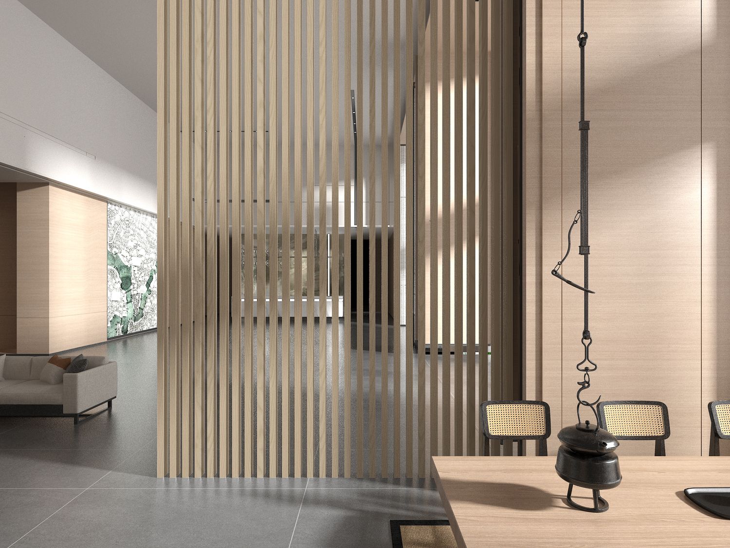 WPC SQUARE TUBE - LIGHT OAK