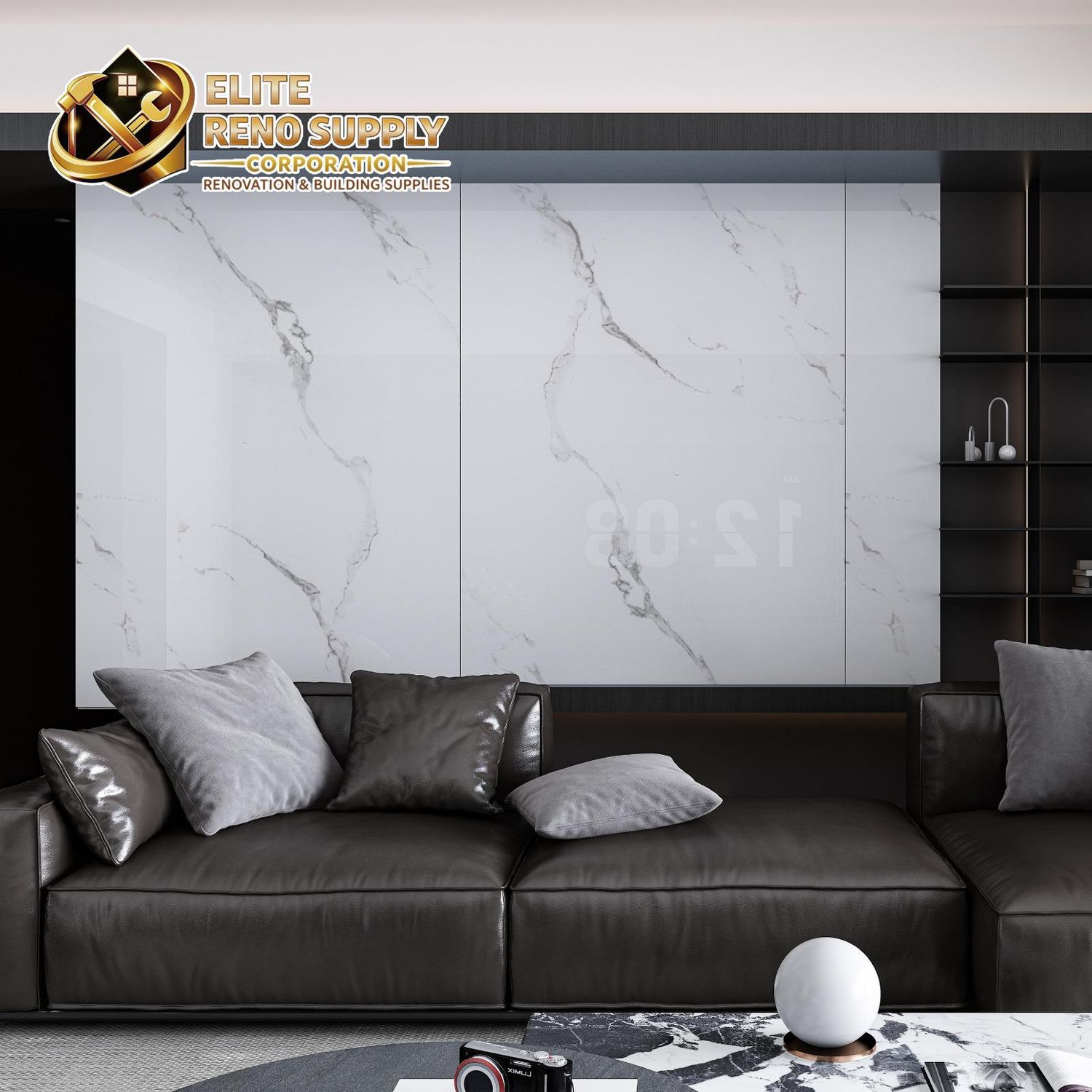 UV MARBLE SHEET - SOFT CARRARA