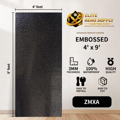 EMBOSSED PANEL - BLACK TEXTURE