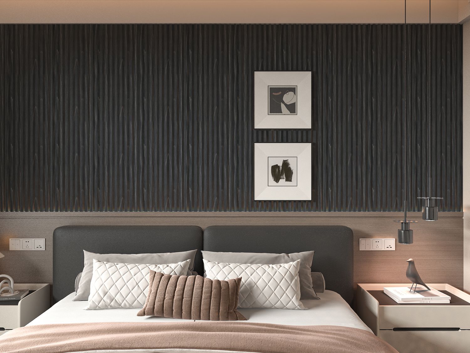WPC WALL PANEL - GRAY