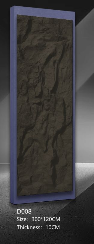 PU STONE WALL PANEL - CHARCOAL VEIN