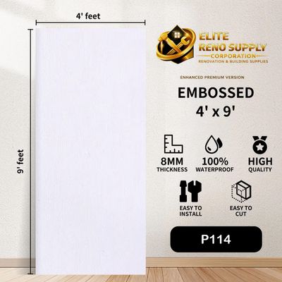 EMBOSSED PANEL - WHITE ASH