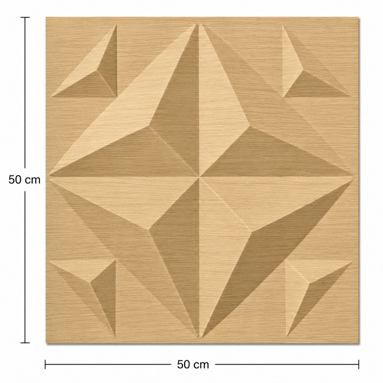 3D WALL PANEL - LIGHT OAK DIAMOND