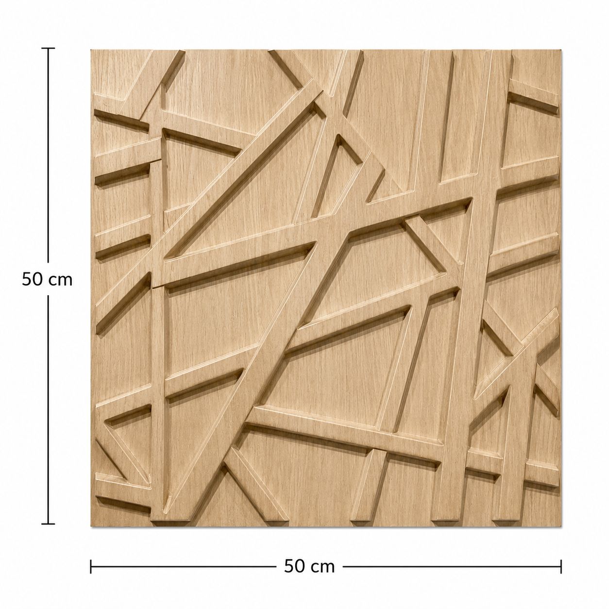 3D WALL PANEL - NATURAL OAK ARCHITECTURAL MATRIX