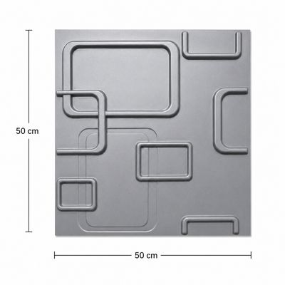 3D WALL PANEL - SILVER OVAL LINKS