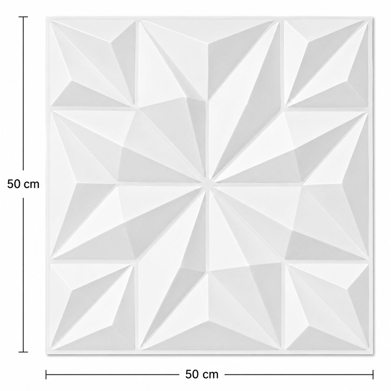 3D WALL PANEL - ALABASTER PRISM