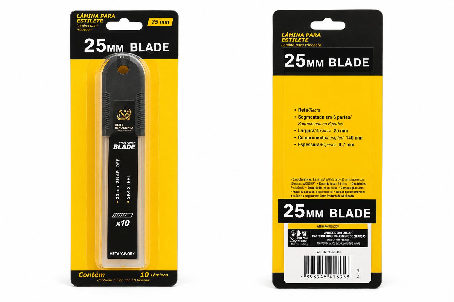 HEAVY ART - UTILITY KNIFE BLADE (10PC PACK)