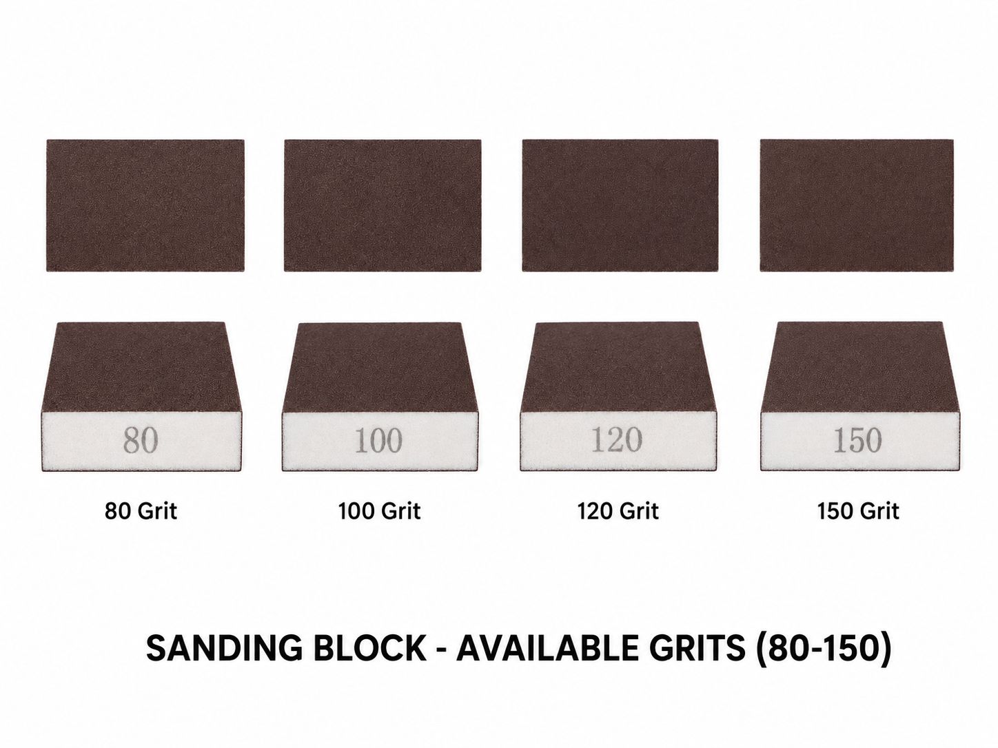 SANDING BLOCK - 80-150 GRIT