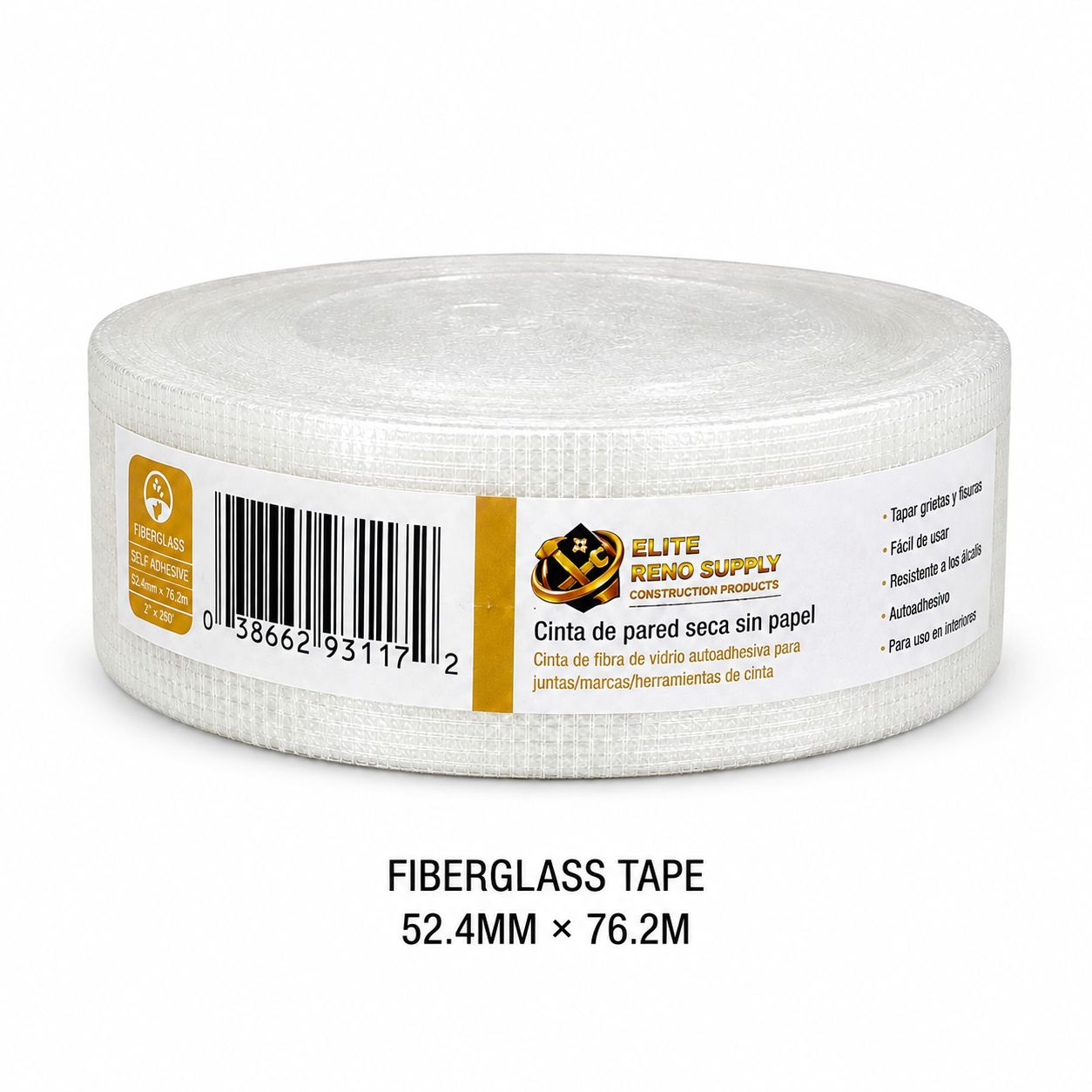 FIBERGLASS MESH TAPE - 52.4MM × 76.2M