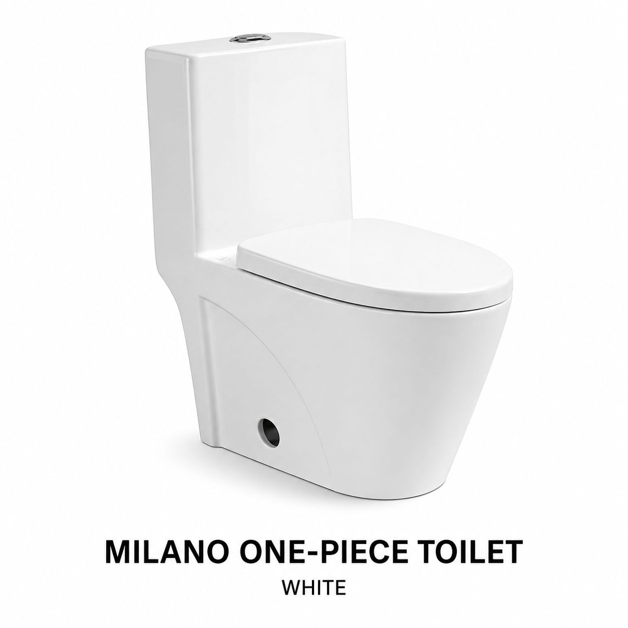MILANO ONE-PIECE TOILET - WHITE