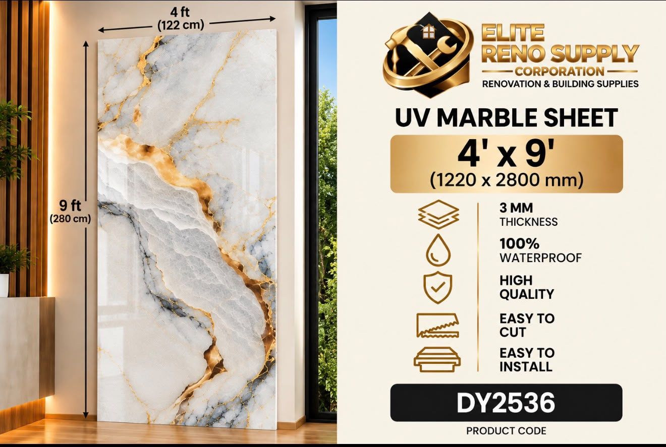 UV MARBLE SHEET - AUTUMN LEAF GOLD