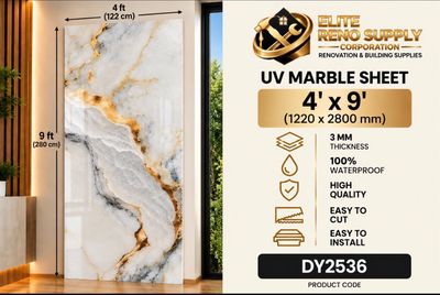 UV MARBLE SHEET - AUTUMN LEAF GOLD