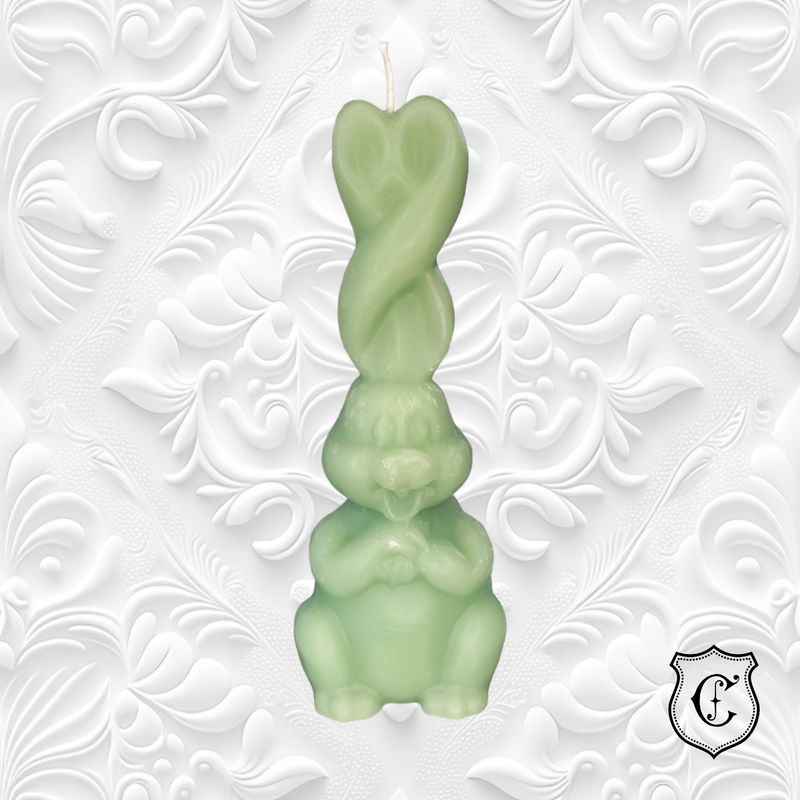 Joyeux lapin - Vert