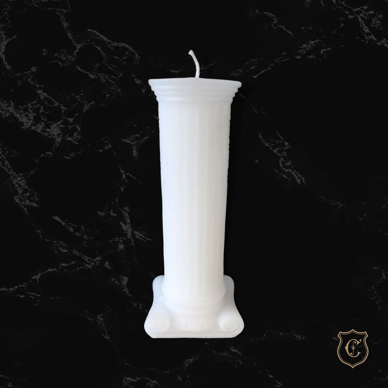 Pilier antique Pólis blanc