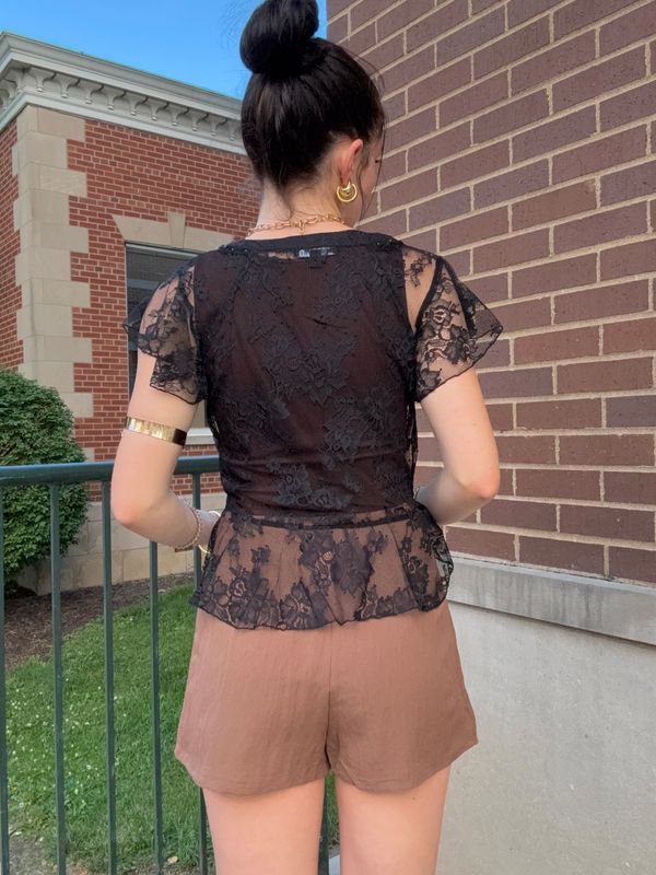 LEYLA TOP IN LACE