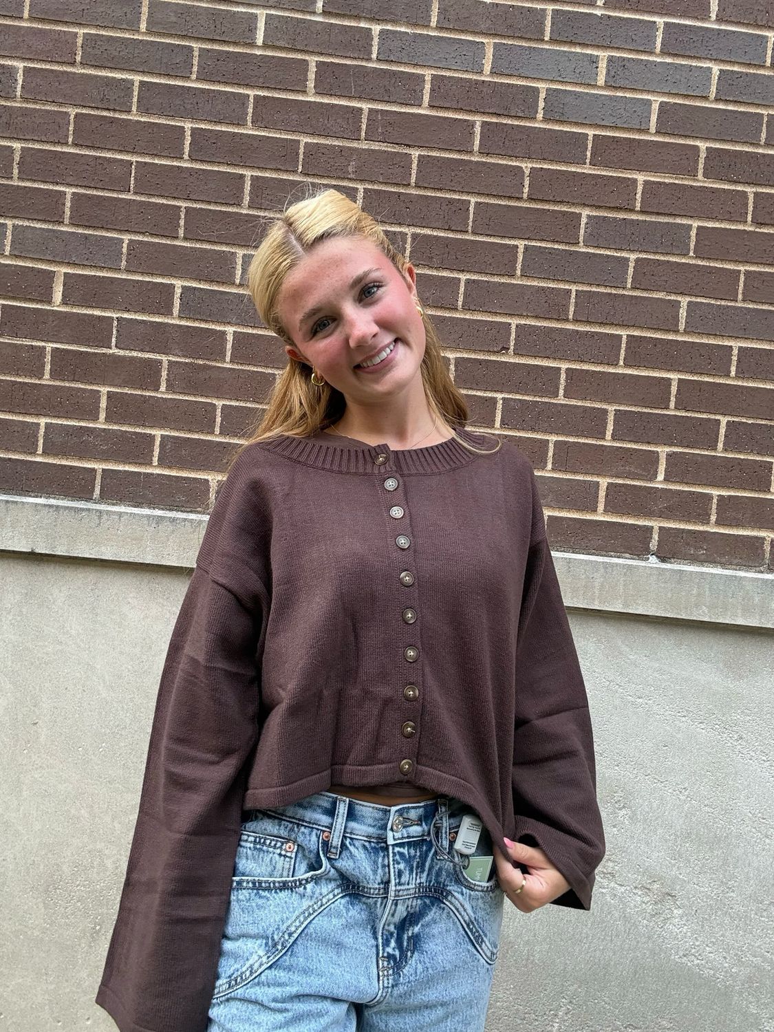JULIA BOXY CROPPED CARDI