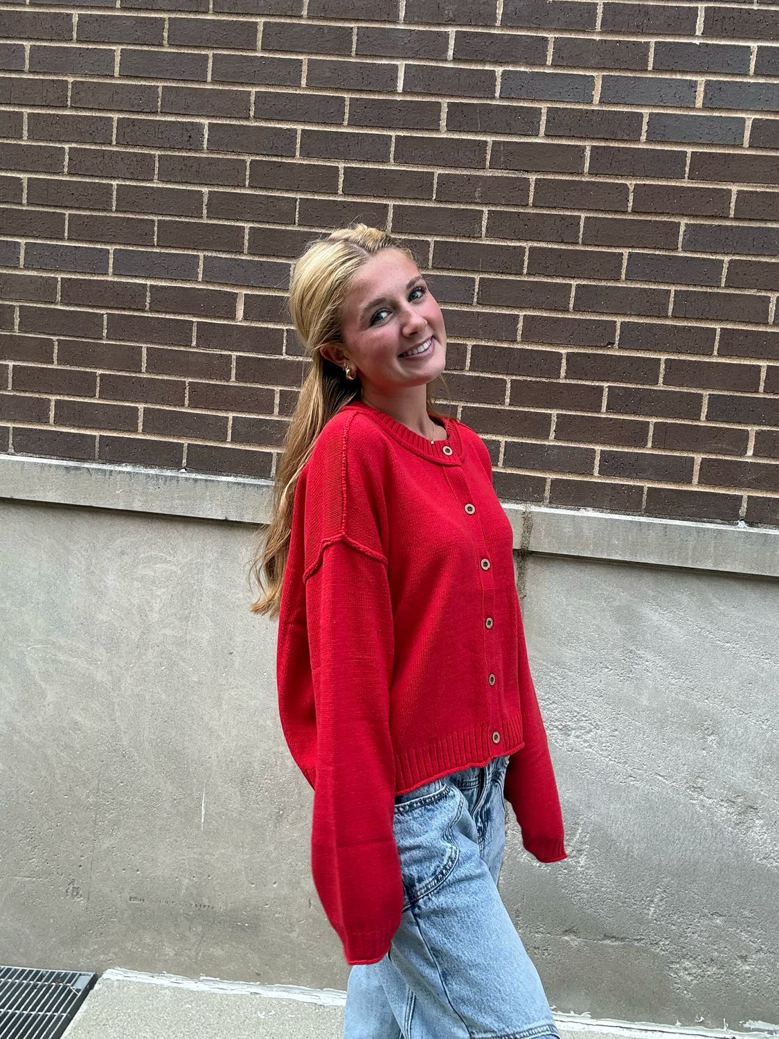 SAMANTHA EXPOSED SEAM CARDI