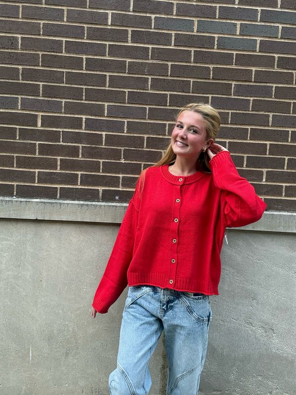 SAMANTHA EXPOSED SEAM CARDI