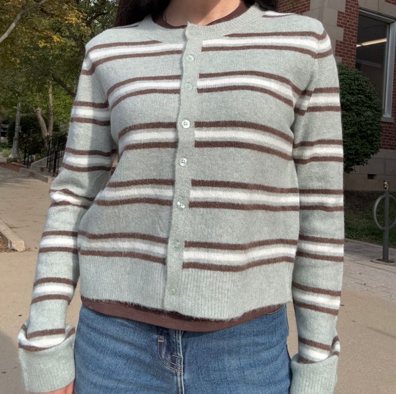 MEDINA STRIPE CARDIGAN