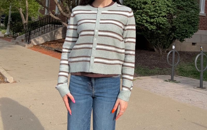MEDINA STRIPE CARDIGAN