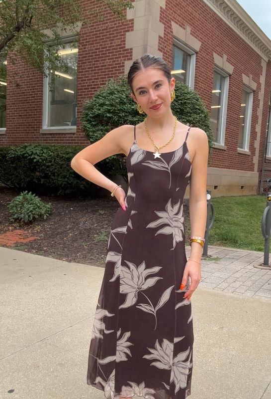 CHARISMA FLORAL MIDI DRESS
