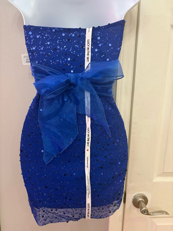 SEQUIN STRAPLESS BODYCON