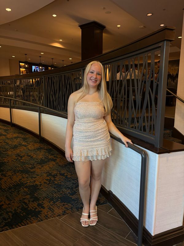 SEQUIN RUCHED BODYCON