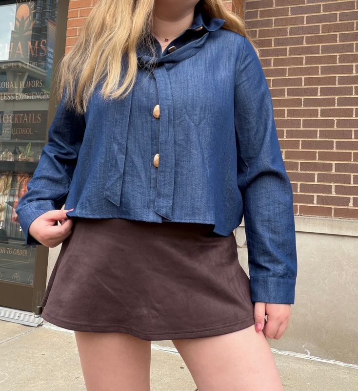FALLEN FOR SUEDE SKORT