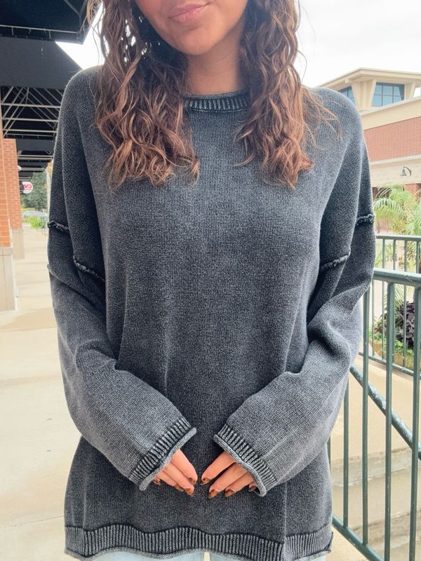 WILMA WASHED RAW EDGE