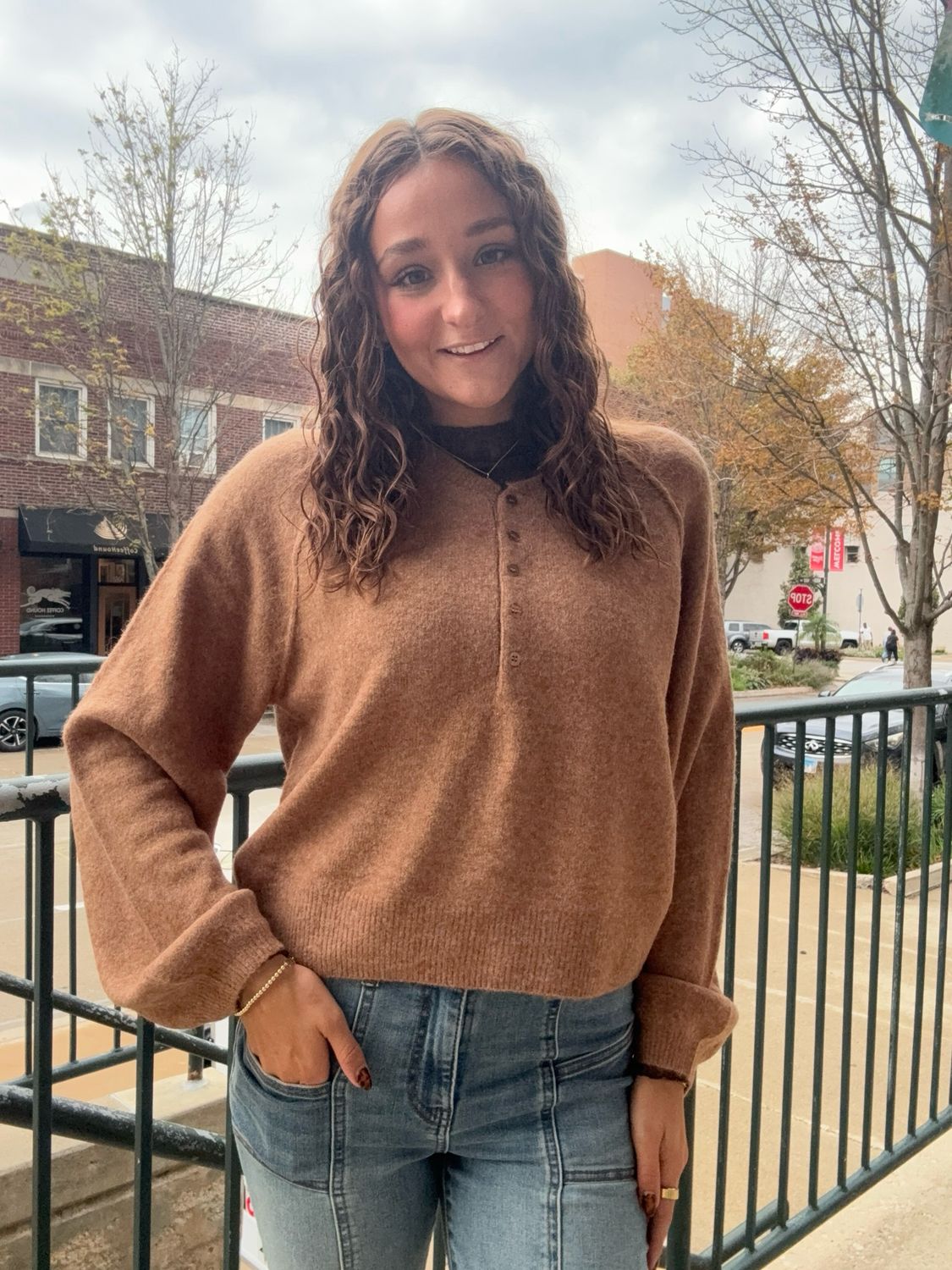 WESTMENT HENLEY SWEATER