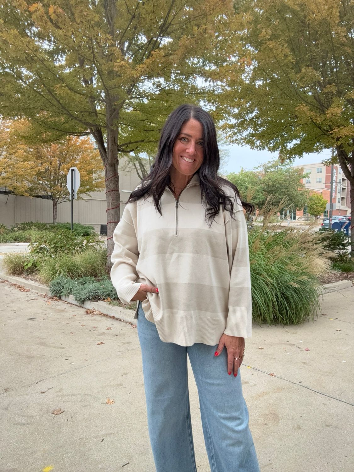 CLEO TURTLENECK HALF ZIP