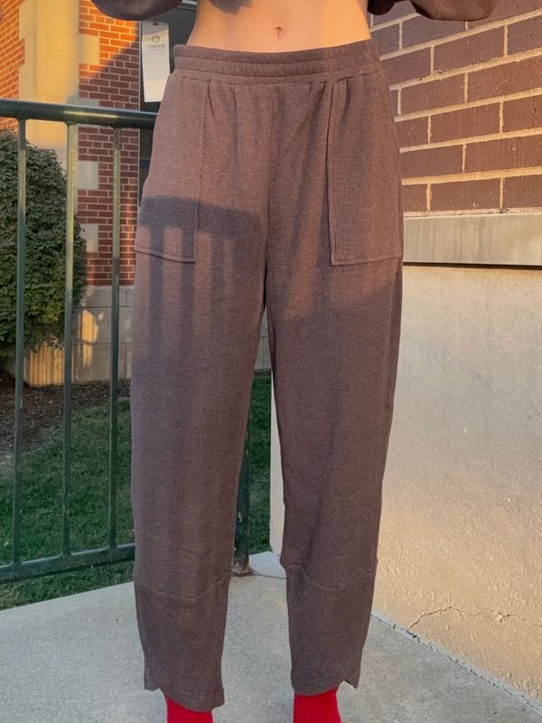 TULIP CUFF WAFFLE JOGGER