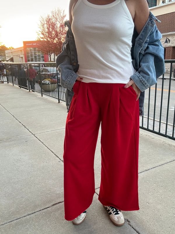 LENNOX PLEATED SLOUCH TROUSER