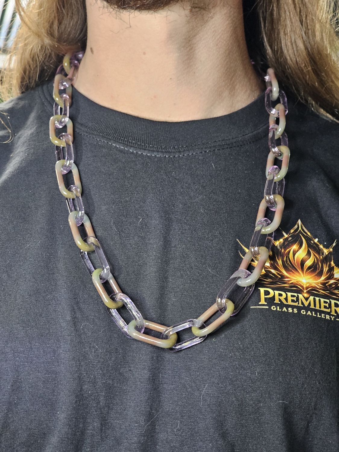Anonamyss Glassworx Balloo and Lavulite Chain