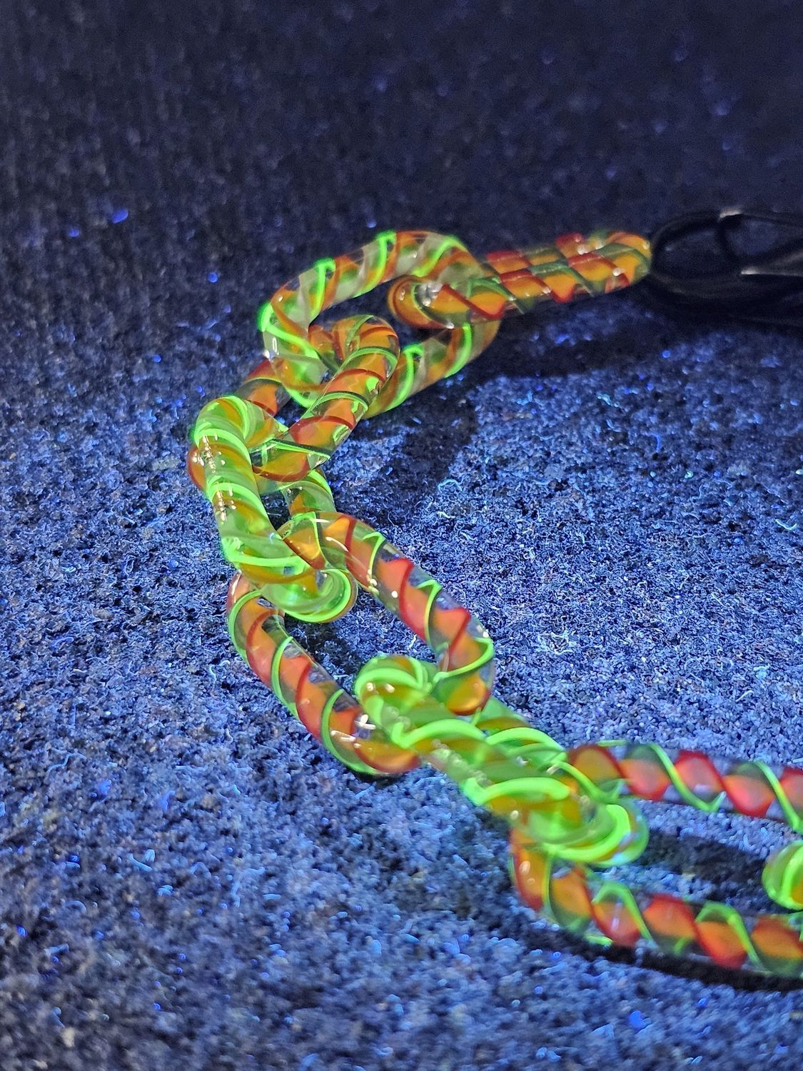 Anonamyss Glassworx Rainbow Cane Bracelet