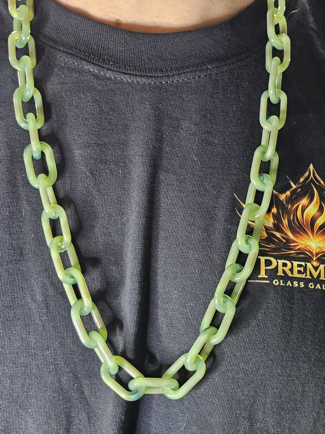 Anonamyss Glassworx Egypt Green Chain