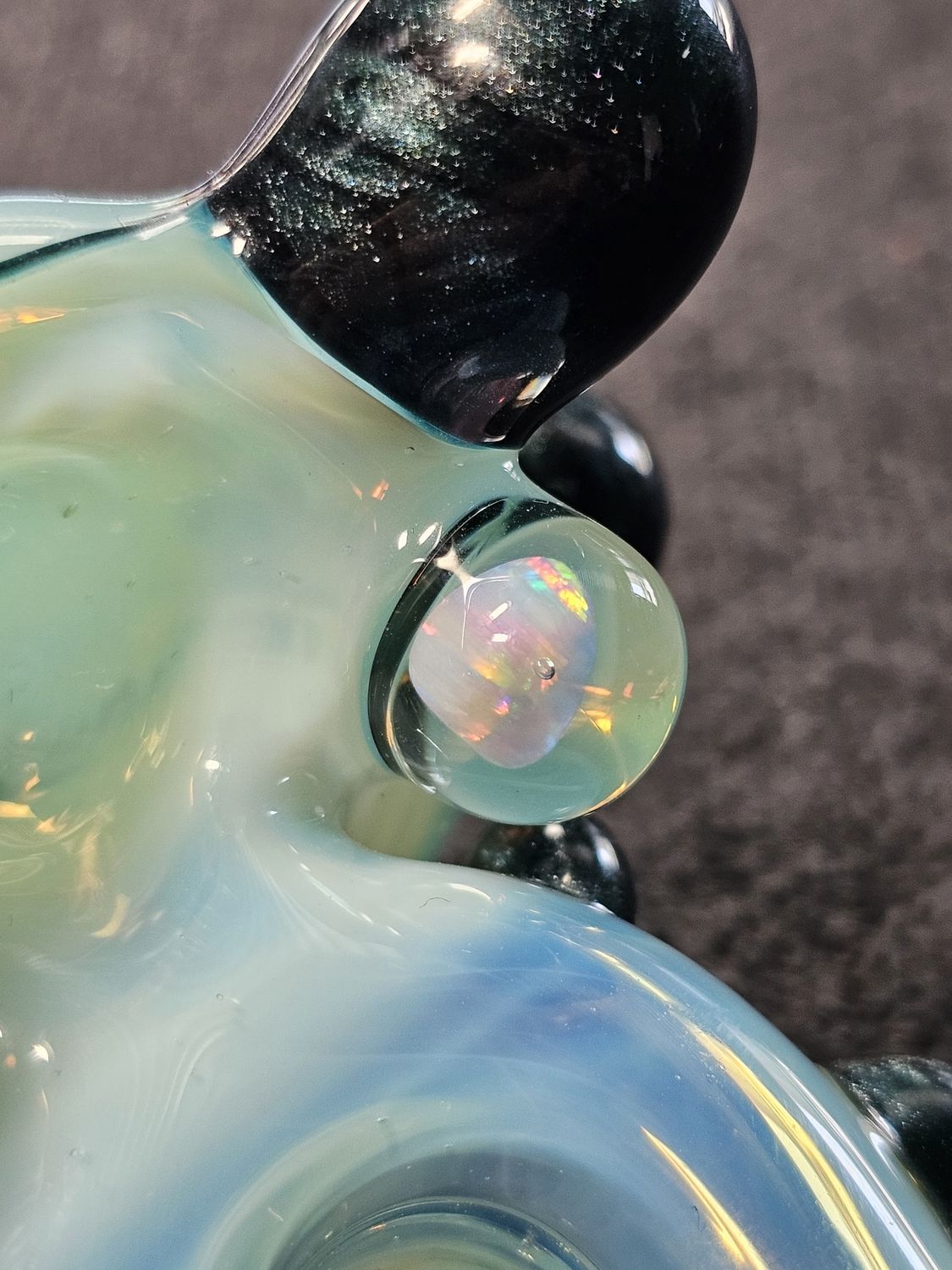 Bash Glass Opal Donut Spoon