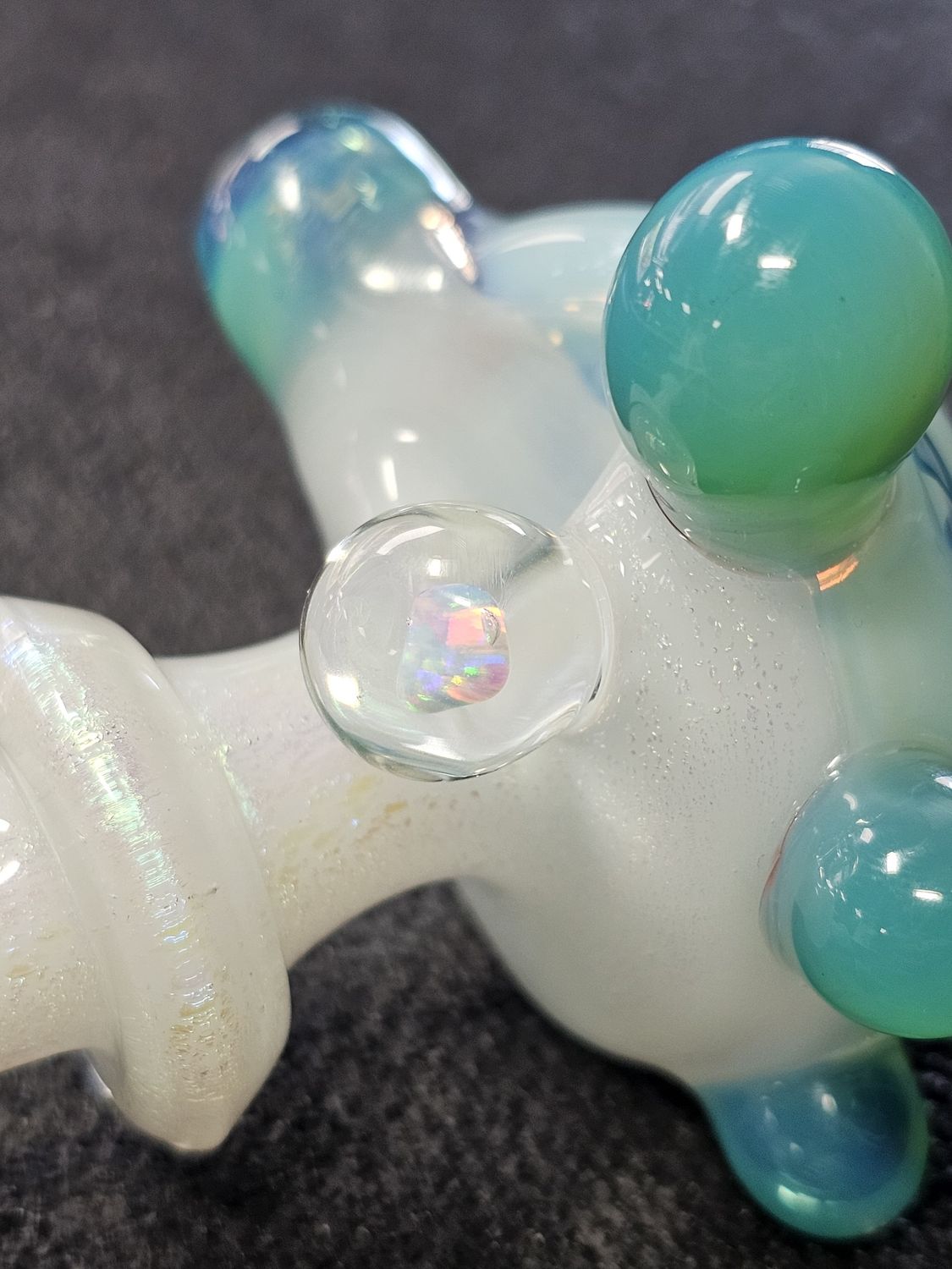 Bash Glass Opal Spoon (Dichro)