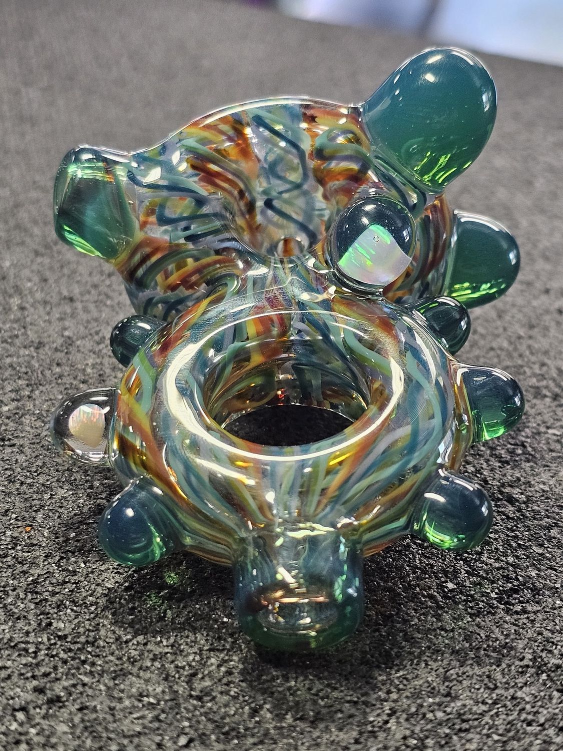 Bash Glass Donut Spoon (Marina)